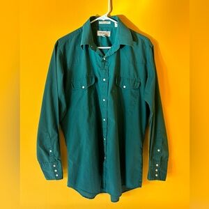 Vintage Sheplers pearl snap western shirt